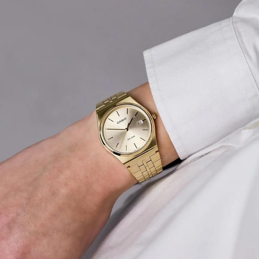 Amazon.co.jp: [CASIO] 腕時計 MTPB145G-9A メンズ : ファッション